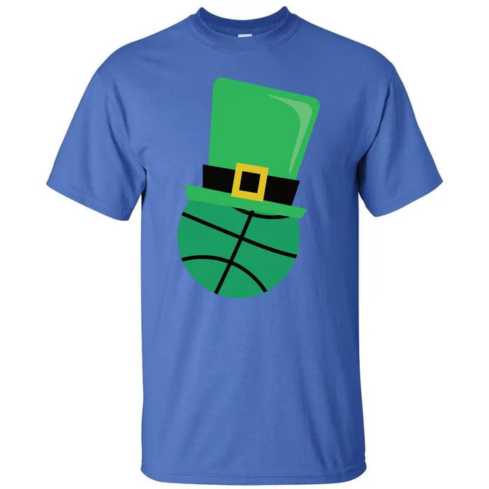 St Patrick's Day Cool Gift Basketball Leprechaun Hagift Tall T-Shirt