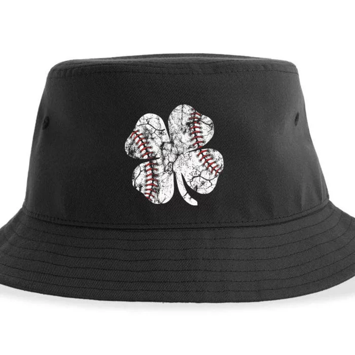 St Patricks Day Shamrock Baseball Saint PaddyS Sustainable Bucket Hat