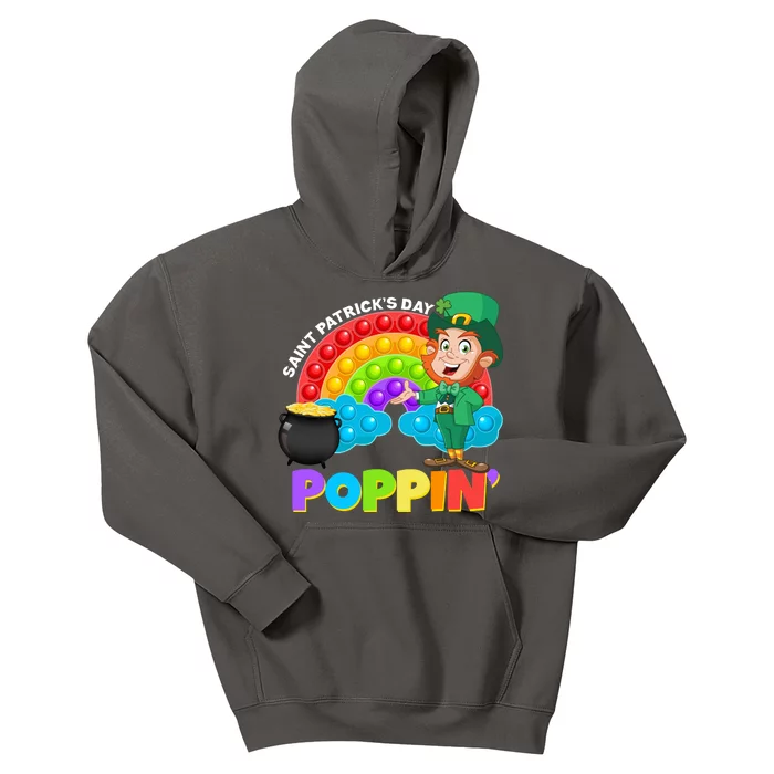 St Patrick's Day Push Pop Leprechaun Kids Hoodie