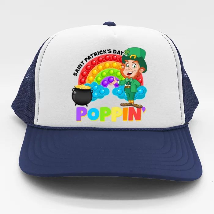 St Patrick's Day Push Pop Leprechaun Trucker Hat