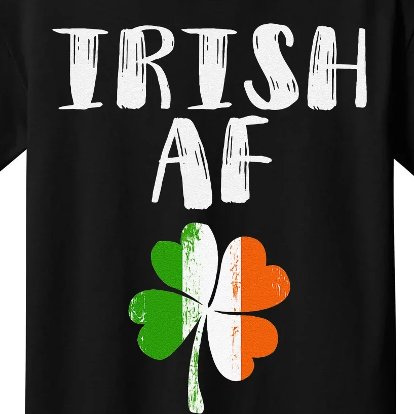 Saint Patrick's Day Irish AF Funny Party Kids T-Shirt