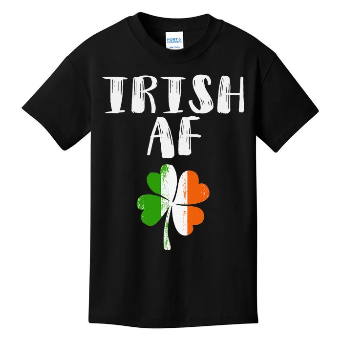 Saint Patrick's Day Irish AF Funny Party Kids T-Shirt