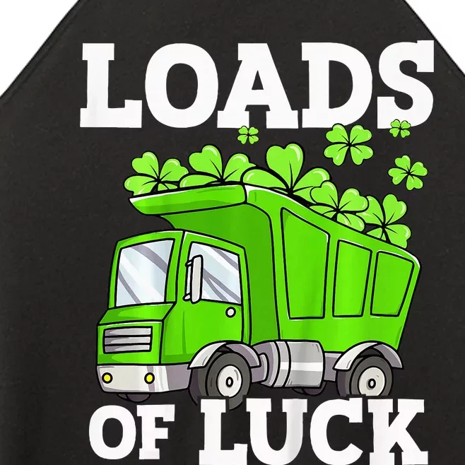 St Patricks Day Lucky Construction Truck Women’s Perfect Tri Rocker Tank