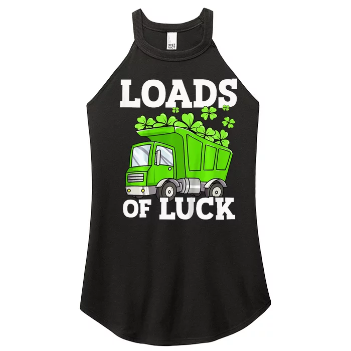 St Patricks Day Lucky Construction Truck Women’s Perfect Tri Rocker Tank