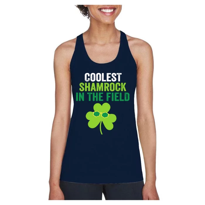 St PatrickS Day 2024 St Patricks Day 2024 Coolest Shamrock Women's Racerback Tank