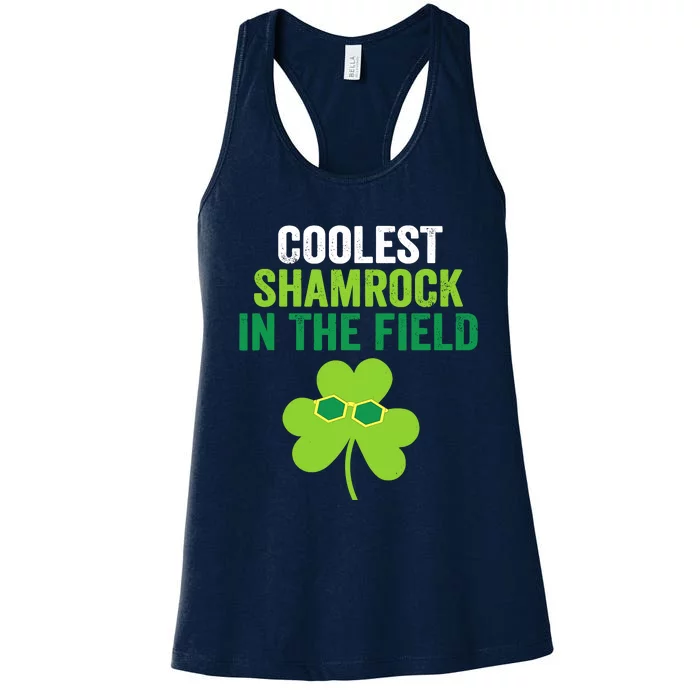 St PatrickS Day 2024 St Patricks Day 2024 Coolest Shamrock Women's Racerback Tank