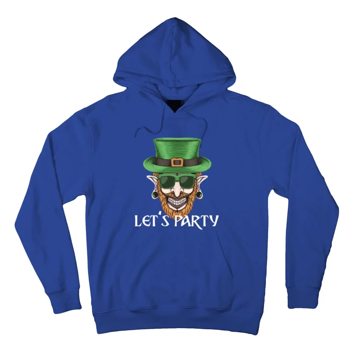 St Patricks Day Crazy Irish Leprechaun Piercing Tattoo Meaningful Gift Hoodie