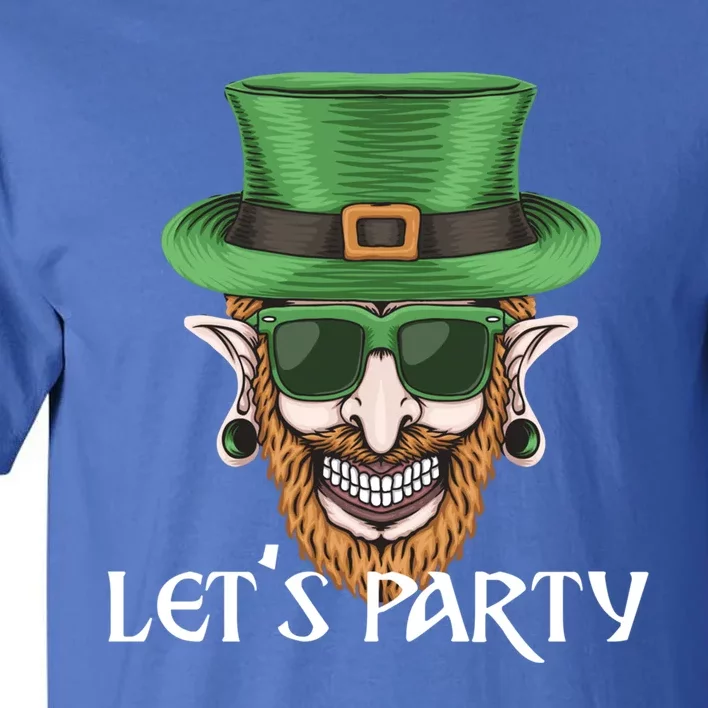 St Patricks Day Crazy Irish Leprechaun Piercing Tattoo Meaningful Gift Tall T-Shirt