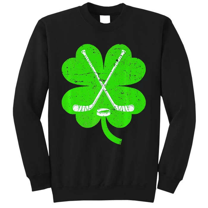 St Patricks Day Irish Hockey Shamrock Costume Sweatshirt