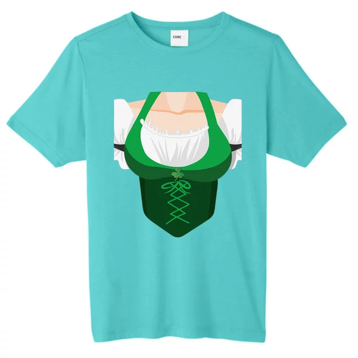 St. Patricks Day Women Sexy Costume Top ChromaSoft Performance T-Shirt