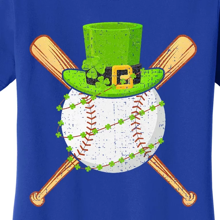 St Patricks Day Shamrock Baseball Saint Paddys Women's T-Shirt