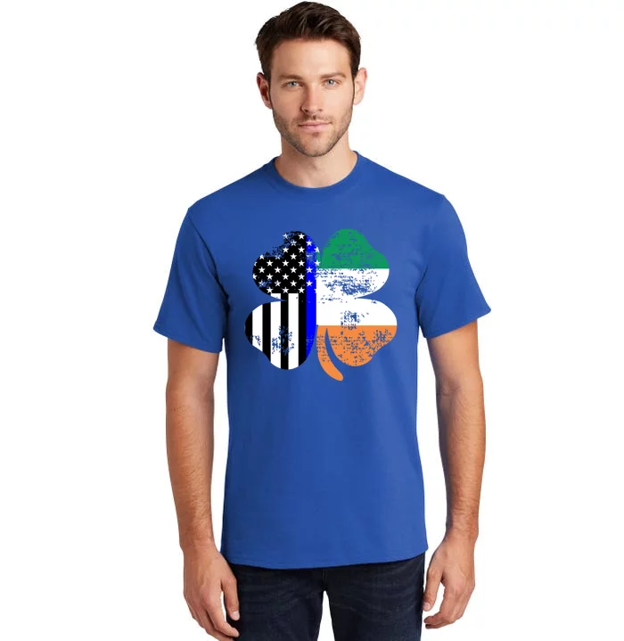 St Patricks Day Police Officer Support Gift Tall T-Shirt