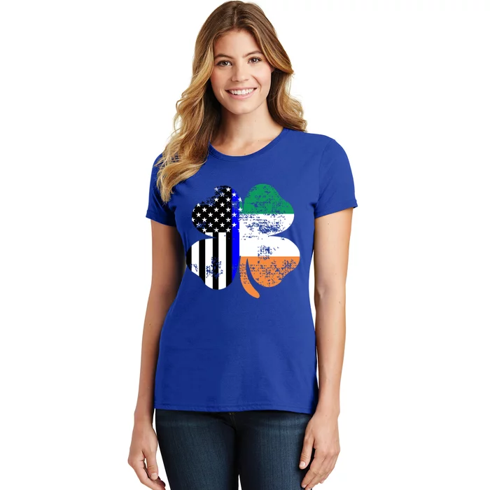 St Patricks Day Police Officer Support Gift Women's T-Shirt