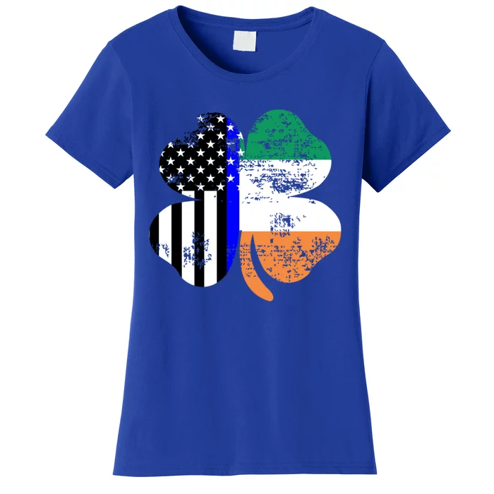 St Patricks Day Police Officer Support Gift Women's T-Shirt