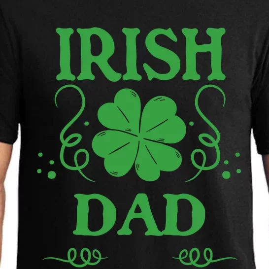 St Patricks Day Proud Irish Dad Clover Shamrock Father Gift Pajama Set