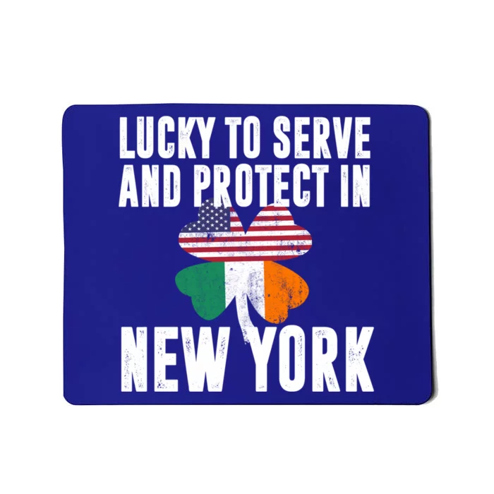 St Patricks Day Irish Police Officer In New York Gift Mousepad