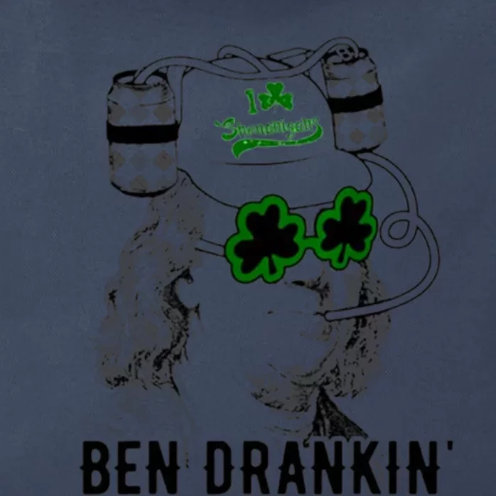 St Patricks Day, Ben Drankin, Funny St Patricks Day, St Patricks Day Drinking Zip Tote Bag