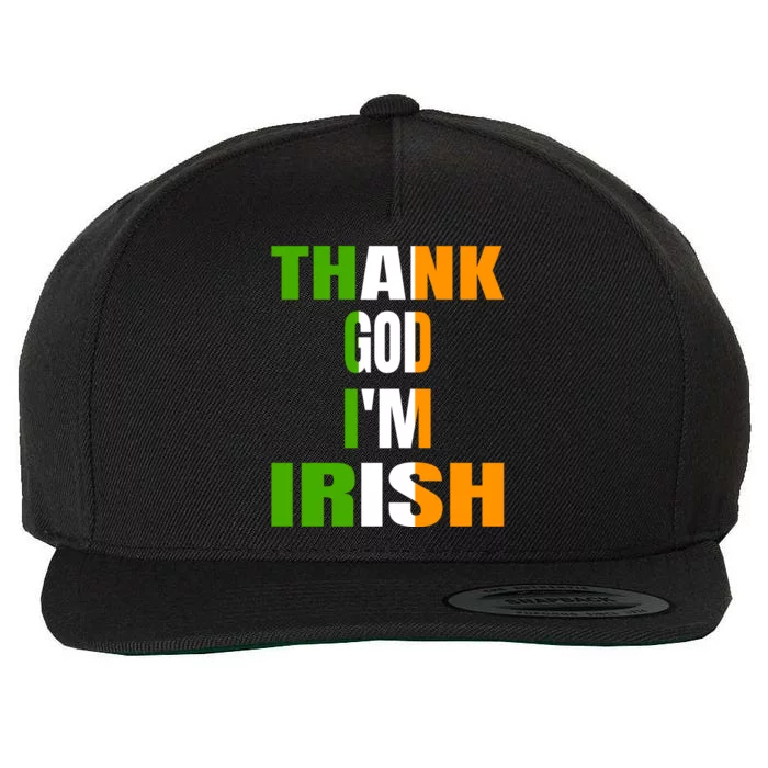 St Patricks Day Irish Flag Quote Funny St Paddys Day Funny Gift Wool Snapback Cap