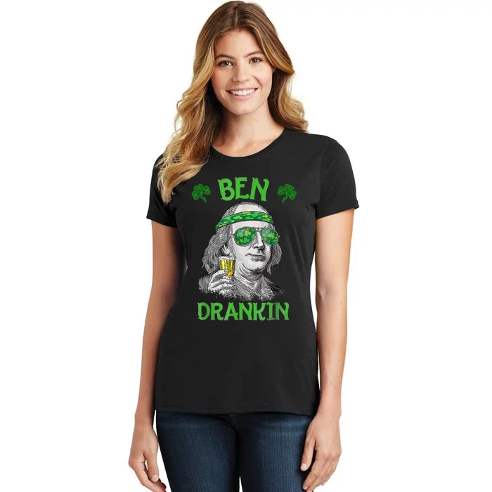 St Patricks Day, Ben Drankin, Funny St Patricks Day, St Patricks Day Drinking Women's T-Shirt