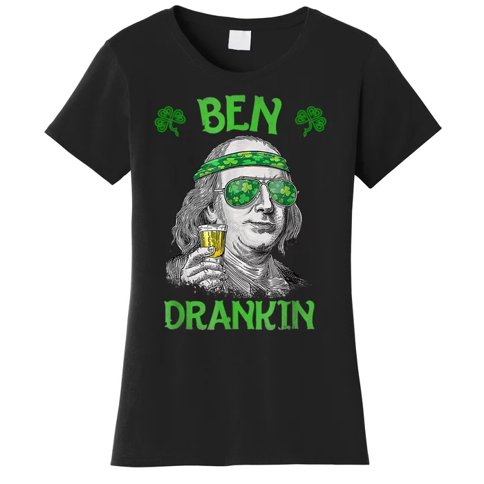 St Patricks Day, Ben Drankin, Funny St Patricks Day, St Patricks Day Drinking Women's T-Shirt