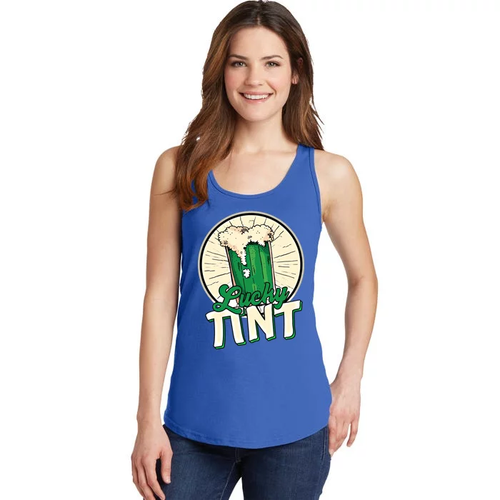 St Patricks Day Lucky Pint Pi Math Beer Mathematic Beer Pong Cool Gift Ladies Essential Tank