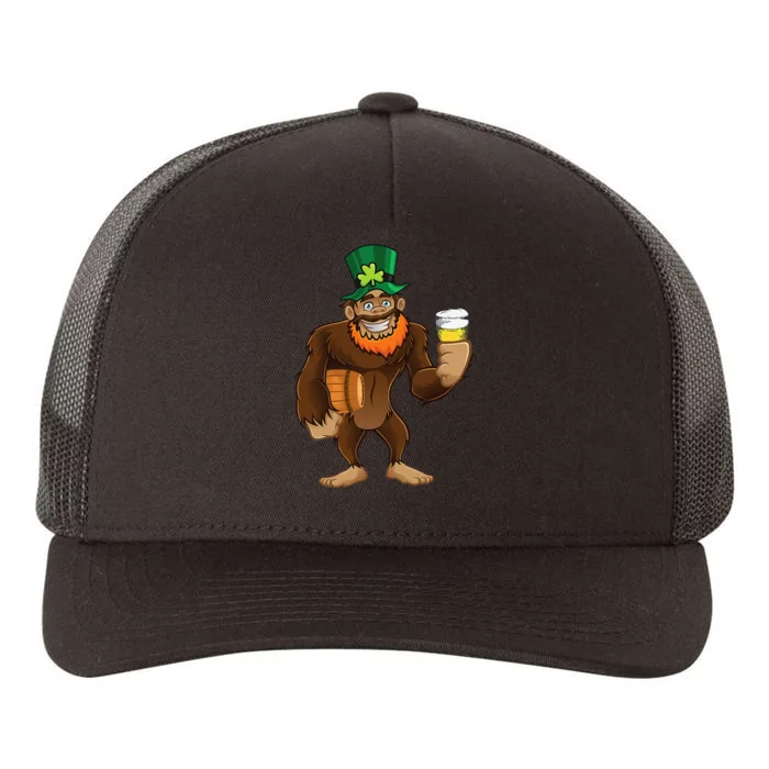 St Patrick's Day Brewer Bigfoot Yupoong Adult 5-Panel Trucker Hat