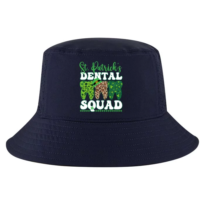 St Patrick's Dental Squad Leopard Tooth For Dentists Gift Cool Comfort Performance Bucket Hat