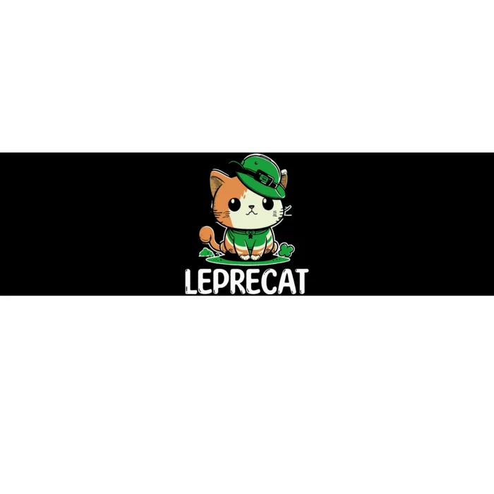 St Patricks Day Parade leprecat Funny irish cat Bumper Sticker