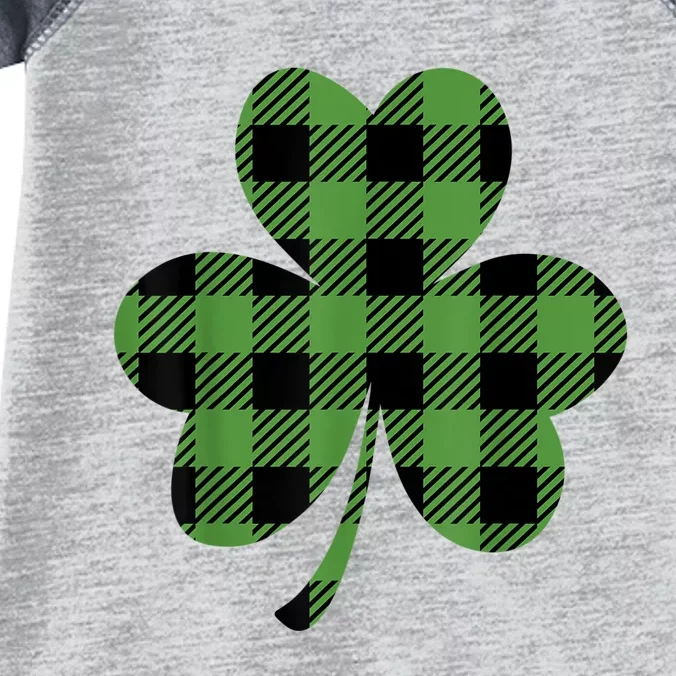 St Patricks Day Tee Irish Wo  Plaid Graphic Shamrock Infant Baby Jersey Bodysuit