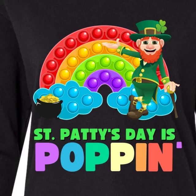 St Patricks Day Pop It Fidget Toy Leprechaun Gift Womens Cotton Relaxed Long Sleeve T-Shirt