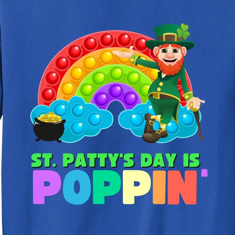 St Patricks Day Pop It Fidget Toy Leprechaun Gift Tall Sweatshirt