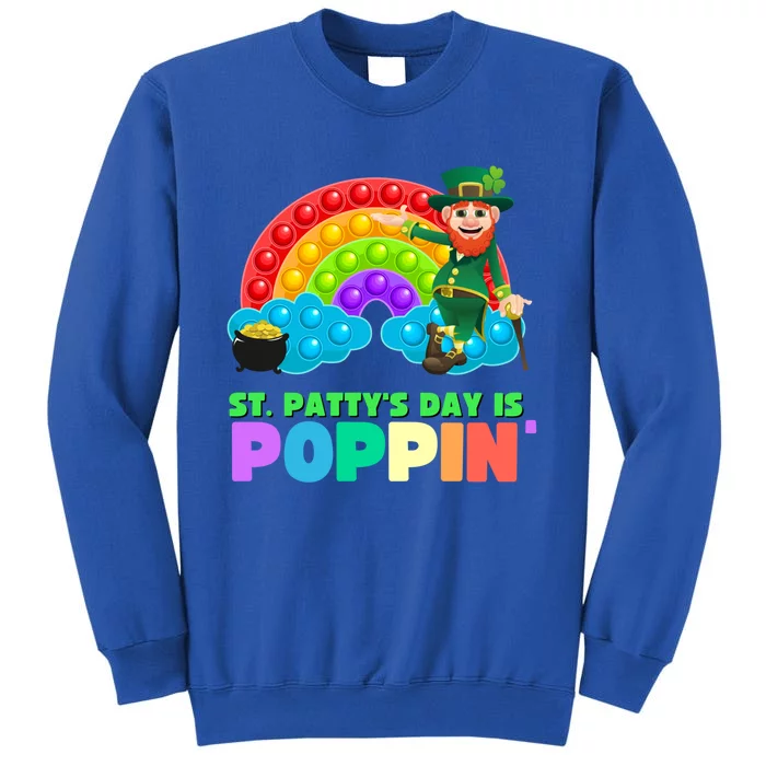 St Patricks Day Pop It Fidget Toy Leprechaun Gift Tall Sweatshirt