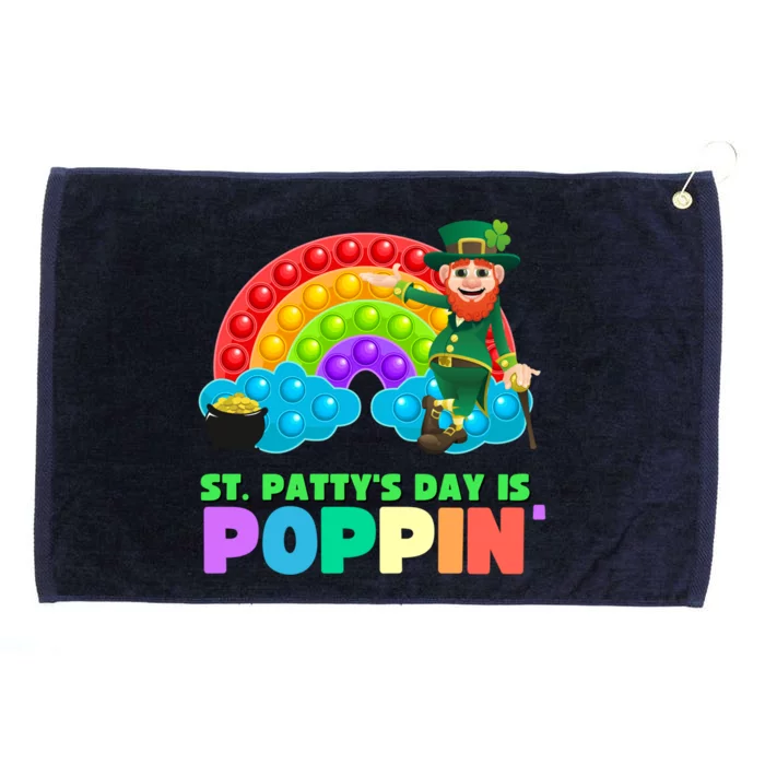 St Patricks Day Pop It Fidget Toy Leprechaun Gift Grommeted Golf Towel