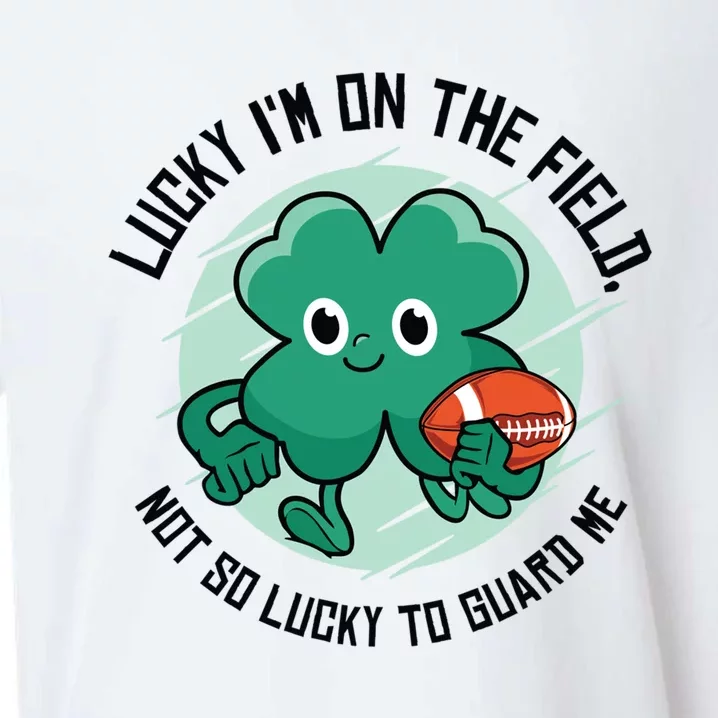 St Patrick's Day American Football Shamrock Clover Rugby Meaningful Gift Sueded Cloud Jersey T-Shirt