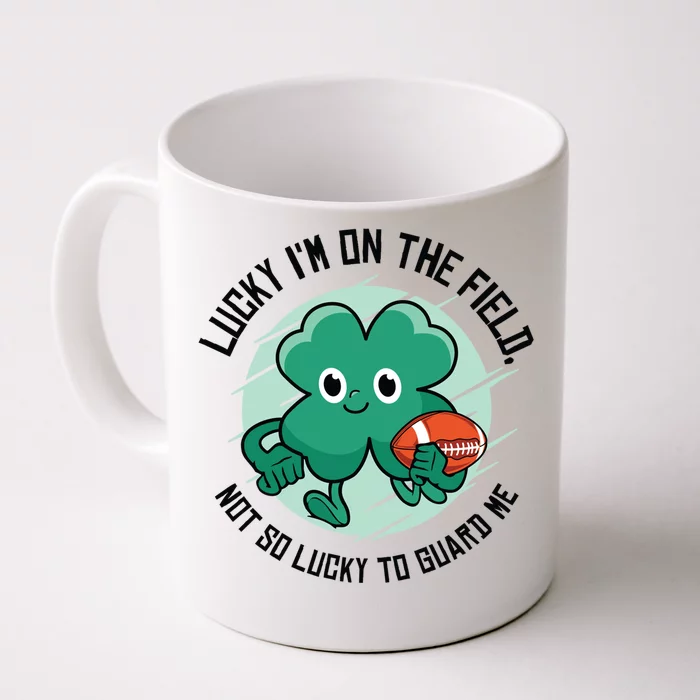 St Patrick's Day American Football Shamrock Clover Rugby Meaningful Gift Front & Back Coffee Mug