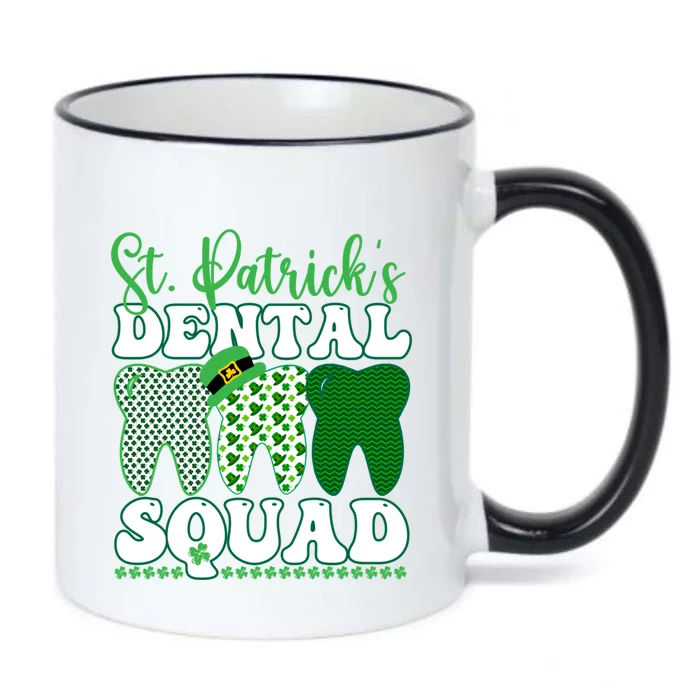 St Patrick's Dental Squad Leopard Tooth For Dentists Gift Black Color Changing Mug