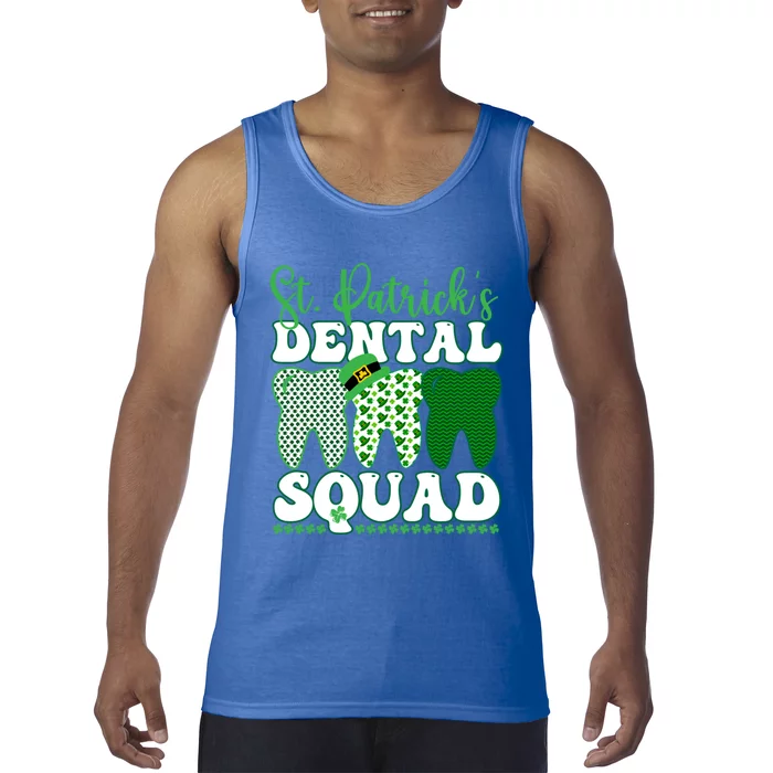 St Patrick's Dental Squad Leopard Tooth For Dentists Gift Tank Top