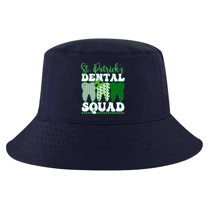 St Patrick's Dental Squad Leopard Tooth For Dentists Gift Cool Comfort Performance Bucket Hat