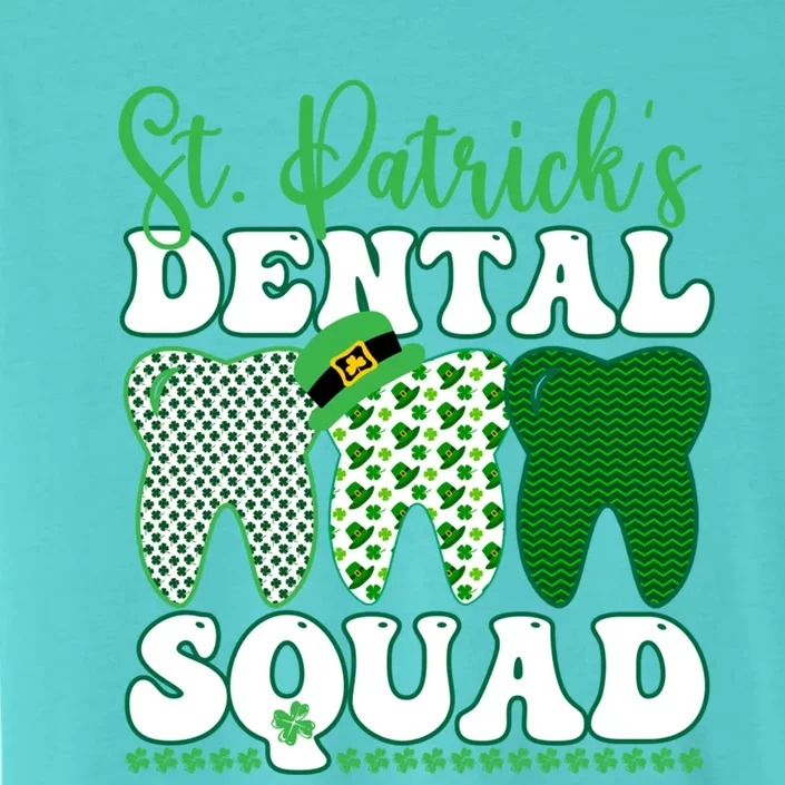 St Patrick's Dental Squad Leopard Tooth For Dentists Gift ChromaSoft Performance T-Shirt