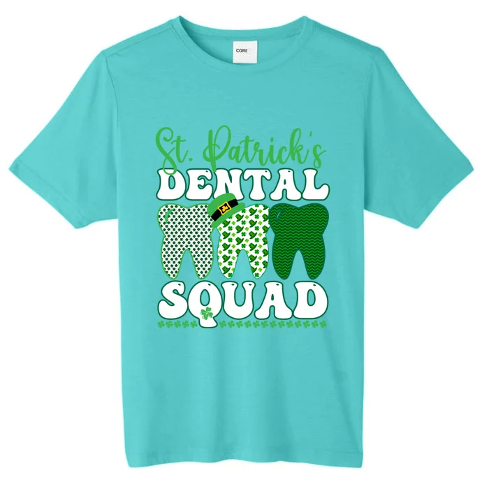 St Patrick's Dental Squad Leopard Tooth For Dentists Gift ChromaSoft Performance T-Shirt