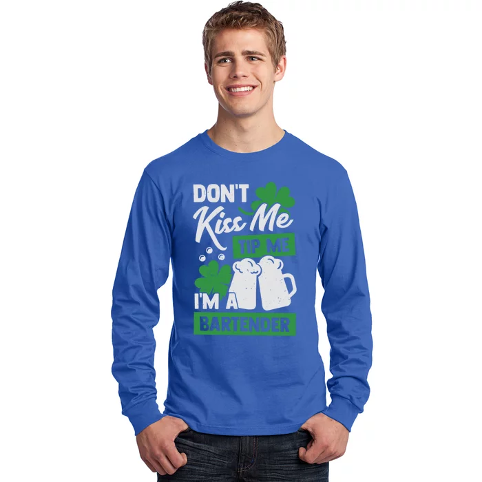 St Patrick's Day Bartender Gift Long Sleeve Shirt