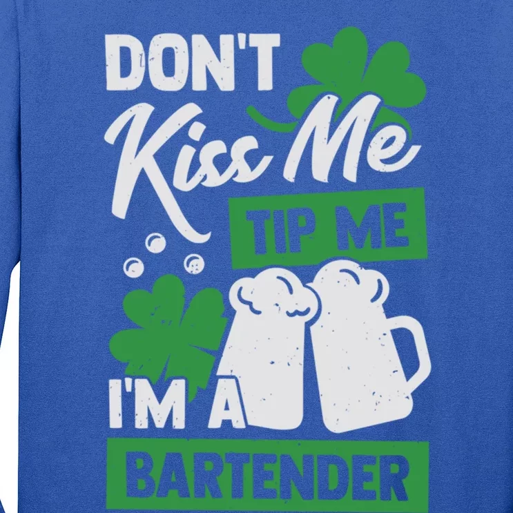 St Patrick's Day Bartender Gift Long Sleeve Shirt