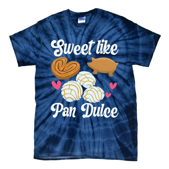 Sweet Pan Dulce Conchas Latina Mexican Mujer Concha Pastry Tie-Dye T-Shirt