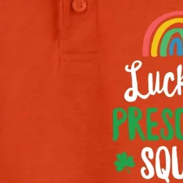 St Patricks Day Preschool Gift Teacher Squad Gift Dry Zone Grid Performance Polo