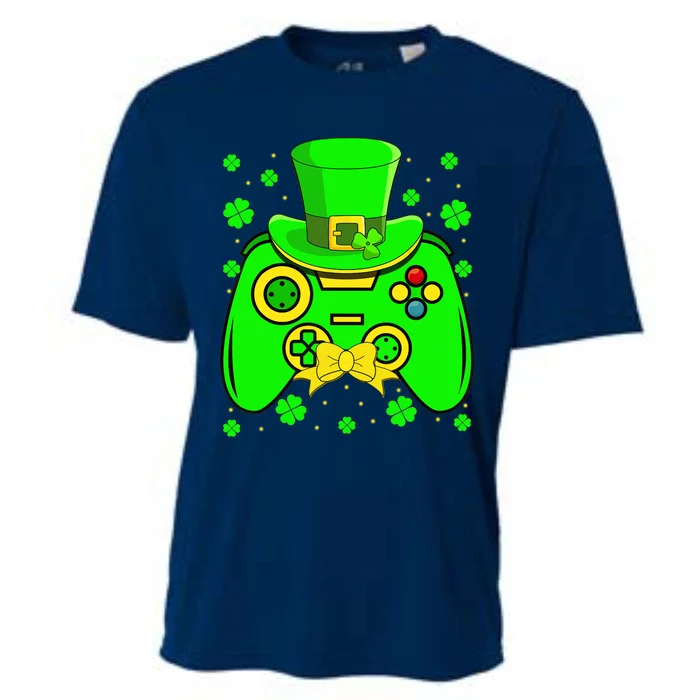 St Patricks Day Video Game Gaming Gamer Gift Cooling Performance Crew T-Shirt