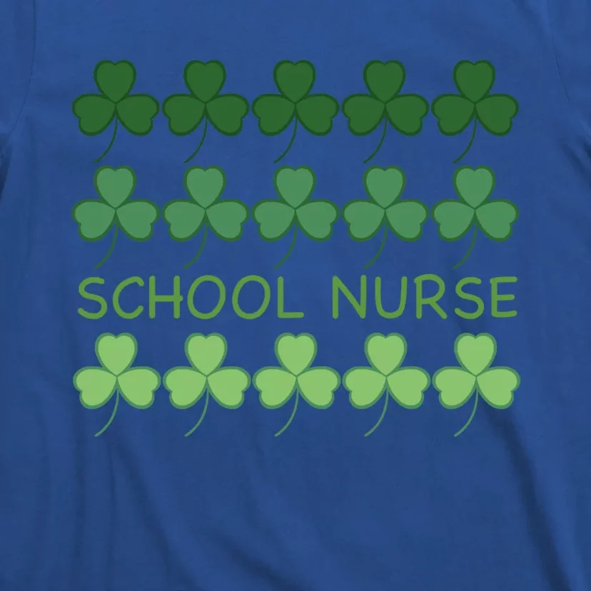 St Patricks Day School Nurse Cool Gift T-Shirt