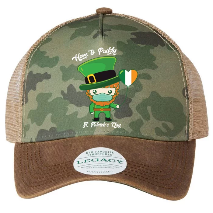 St Patrick's Day Here To Paddy Great Gift Legacy Tie Dye Trucker Hat