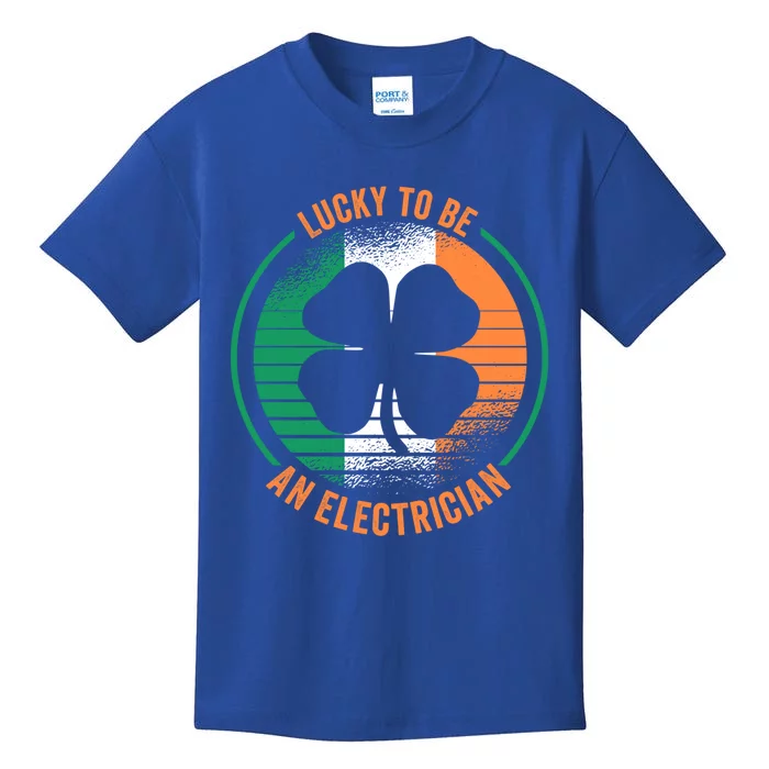 St Patricks Day Electrician Gift Kids T-Shirt