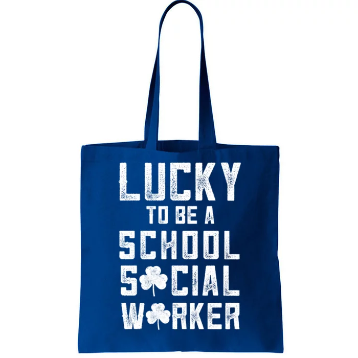 St Patricks Day School Social Worker Cool Gift Lucky Social Work Gift Tote Bag