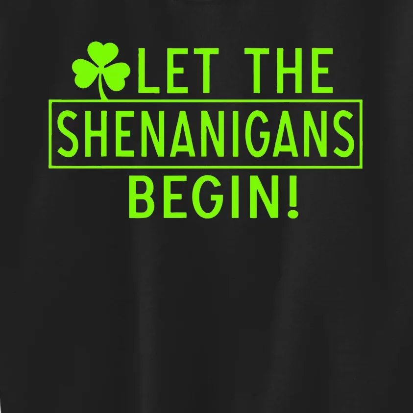 Saint Patrick Day Shenanigans For Irish Kids Sweatshirt